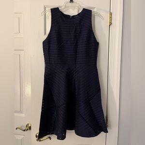 Navy Blue cocktail dress.